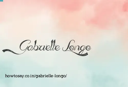 Gabrielle Longo