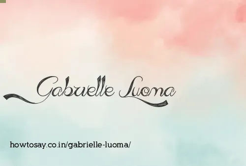 Gabrielle Luoma