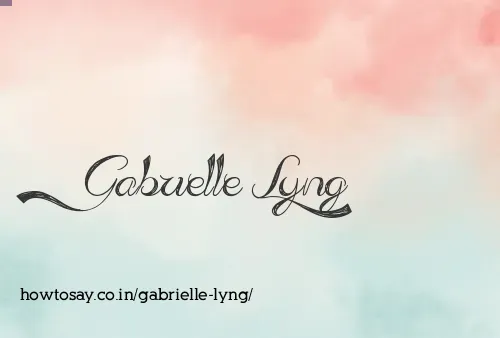 Gabrielle Lyng