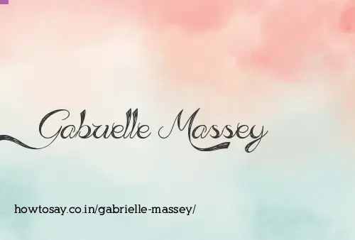Gabrielle Massey