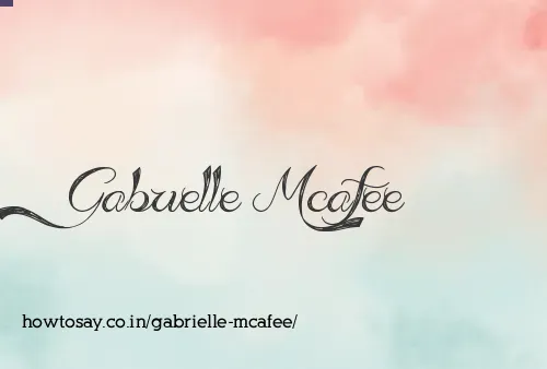 Gabrielle Mcafee