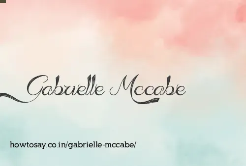 Gabrielle Mccabe