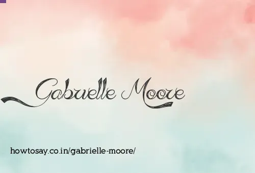 Gabrielle Moore