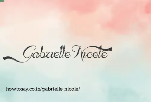 Gabrielle Nicole