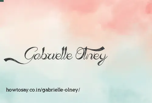 Gabrielle Olney