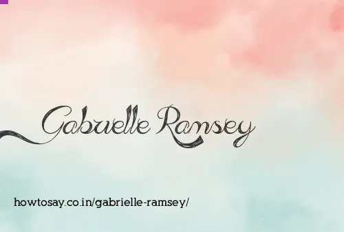 Gabrielle Ramsey