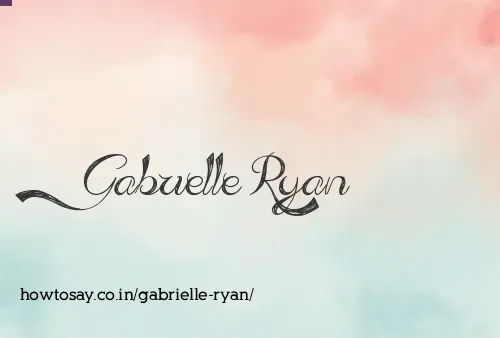 Gabrielle Ryan