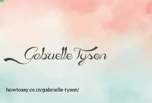 Gabrielle Tyson