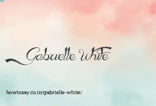 Gabrielle White