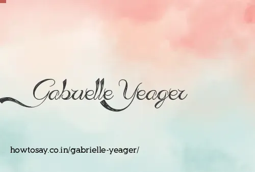 Gabrielle Yeager