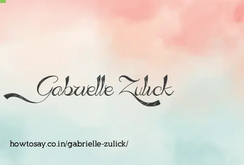 Gabrielle Zulick