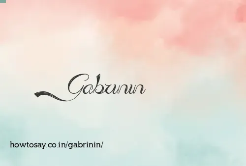 Gabrinin