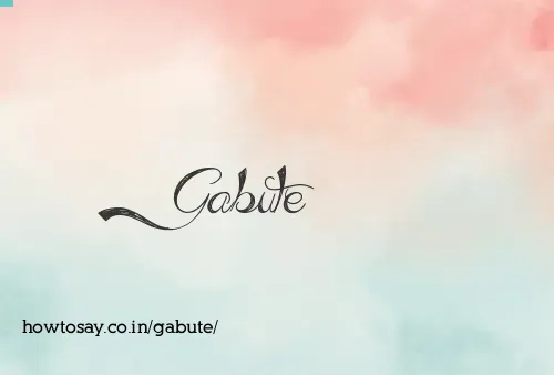 Gabute