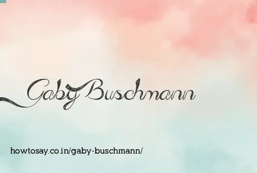 Gaby Buschmann