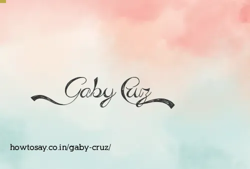 Gaby Cruz
