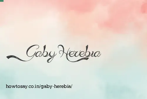 Gaby Herebia