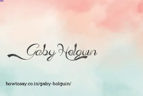 Gaby Holguin