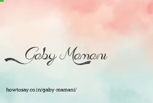 Gaby Mamani