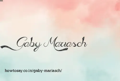 Gaby Mariasch