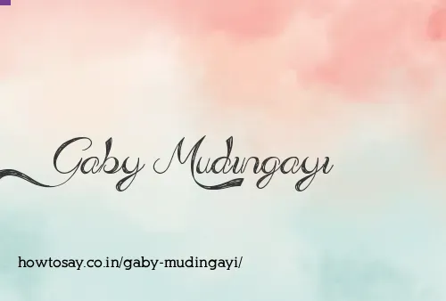 Gaby Mudingayi