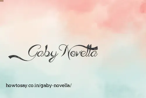 Gaby Novella