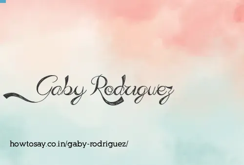Gaby Rodriguez