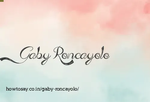 Gaby Roncayolo
