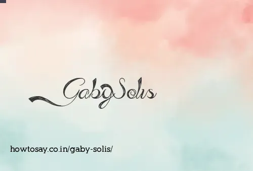 Gaby Solis