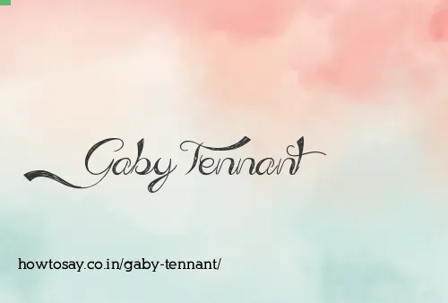 Gaby Tennant
