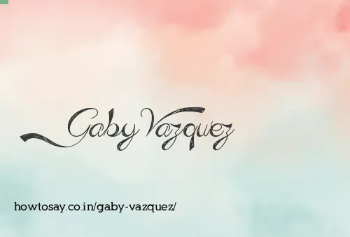 Gaby Vazquez