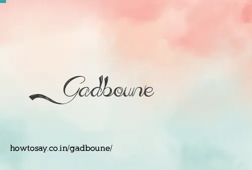Gadboune