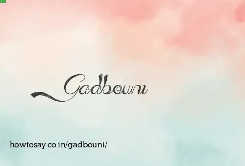 Gadbouni