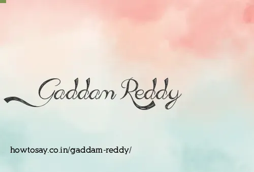 Gaddam Reddy