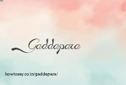 Gaddapara