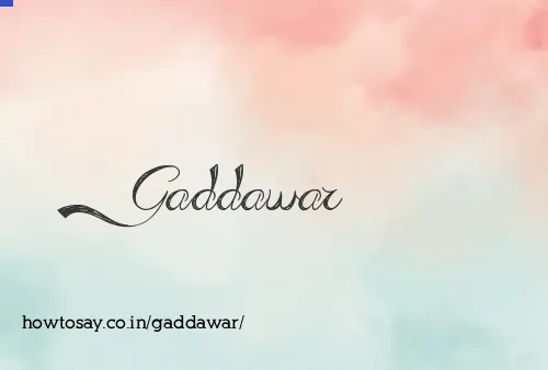 Gaddawar