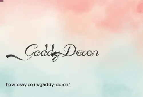 Gaddy Doron