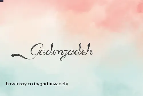 Gadimzadeh