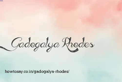 Gadogalya Rhodes