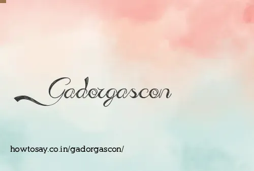 Gadorgascon