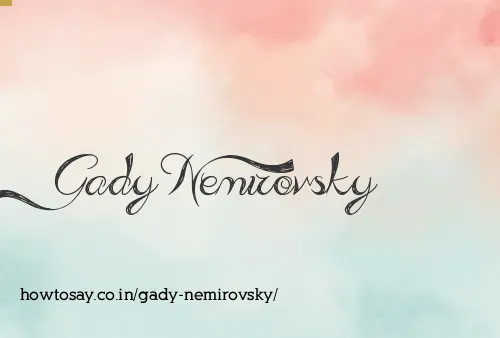 Gady Nemirovsky