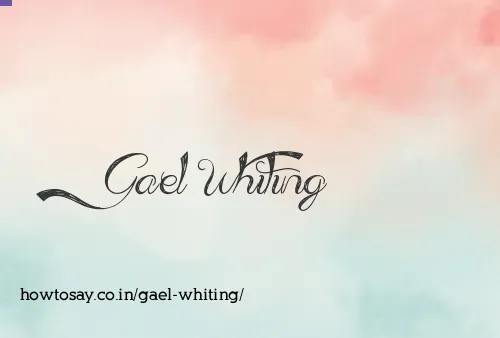 Gael Whiting