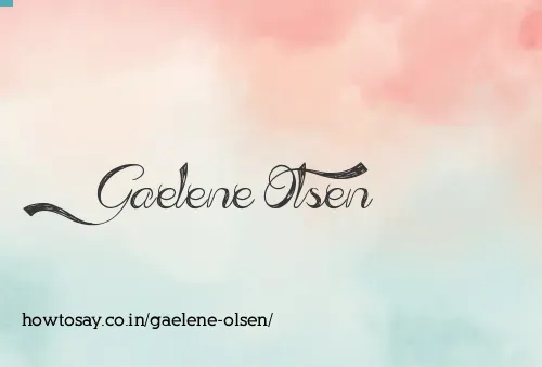 Gaelene Olsen