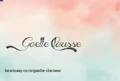 Gaelle Clarisse