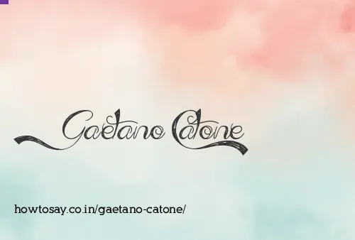 Gaetano Catone