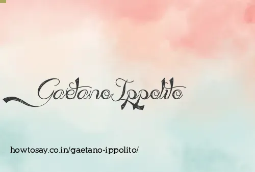 Gaetano Ippolito