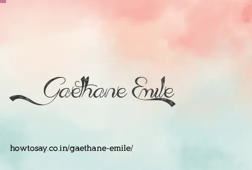 Gaethane Emile