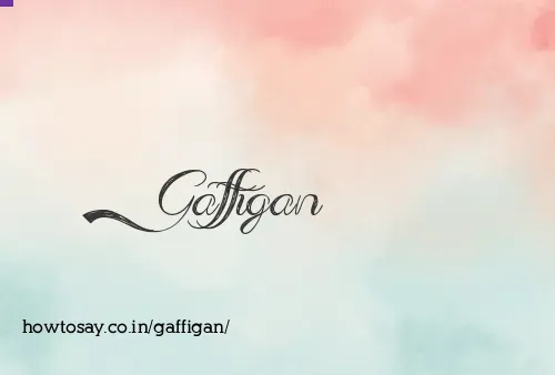 Gaffigan