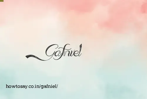 Gafniel