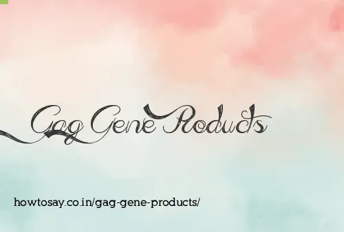 Gag Gene Products