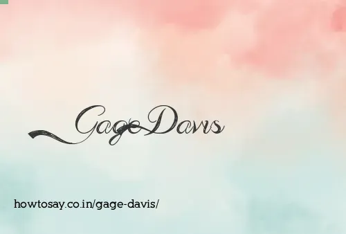 Gage Davis